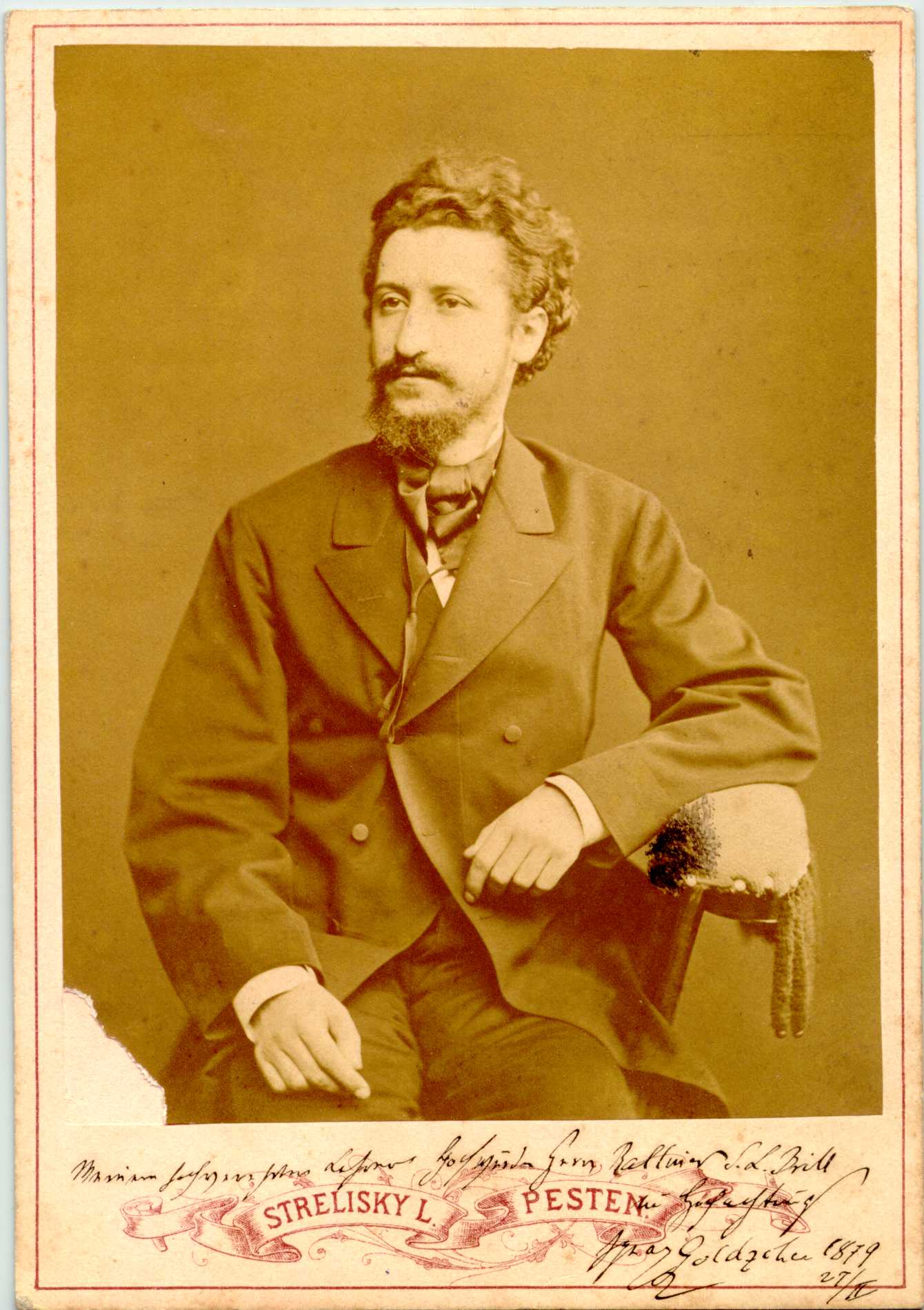 Goldziher Ignác 1879-es portréja